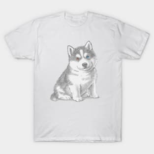 Puppy husky T-Shirt